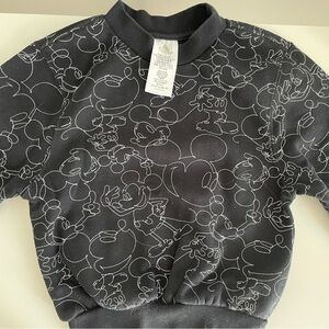 Disney Mickey Mouse Kids Sweat Shirt - Black